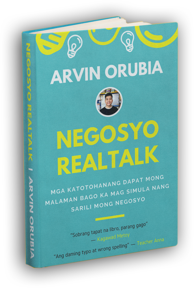 Negosyo Realtalk Book by Arvin Orubia